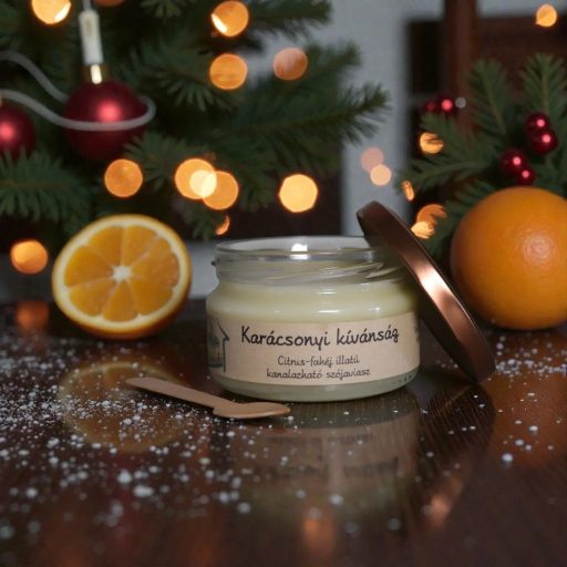 Karácsonyi kívánság - kanalazható szójaviasz - 165 gramm