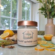 Frissítő gyömbér csoda - illatgyertya - 165 gramm