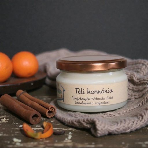 Téli harmónia - kanalazható szójaviasz - 165 gramm