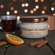   Melengető téli hangulat - kanalazható szójaviasz - 165 gramm